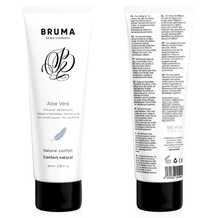 Gel glissant aloe vera confort naturel 100 ml – Bruma