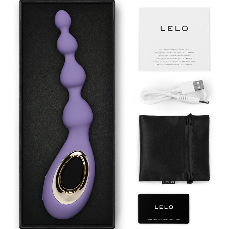 Masseur LELO Soraya Beads violet – vue 3