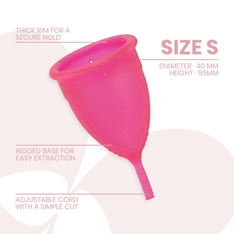 Coupe menstruelle en silicone médical taille S – Intimichic — vue 3