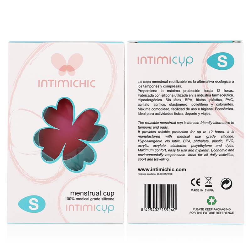Coupe menstruelle en silicone médical taille S – Intimichic — vue 7