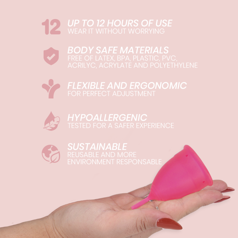 Coupe menstruelle en silicone médical taille S – Intimichic — vue 5