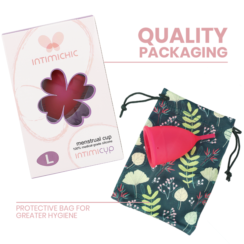 Coupe menstruelle en silicone médical taille L – Intimichic — vue 2