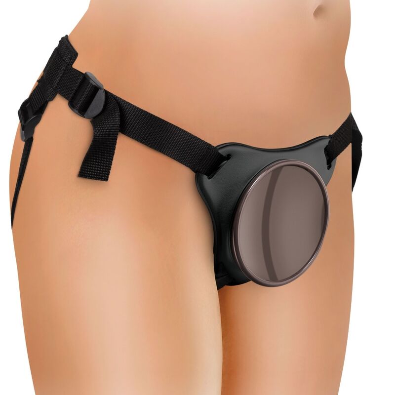KING COCK - ELITE KIT HARNAIS RÉGLABLE DELUXE ANNEAU AVEC TESTICULES & GODE 20.3 CM – vue 5