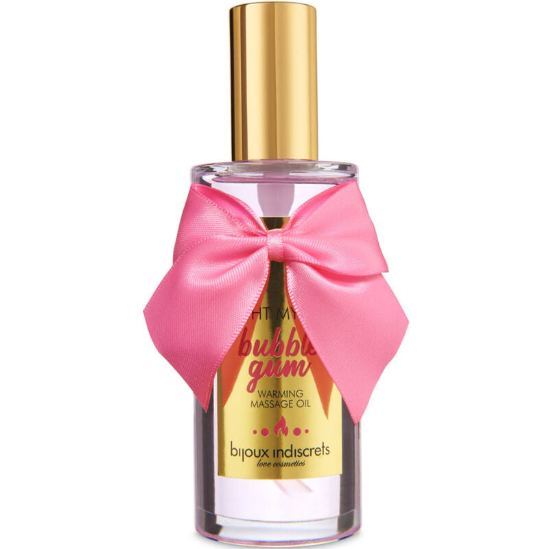 Huile de massage INDISCRETS HUILE DE MASSAGE LIGHT MY FIRE effet chaleur SAVEUR GOMME – Bijoux Love Cosmetiques