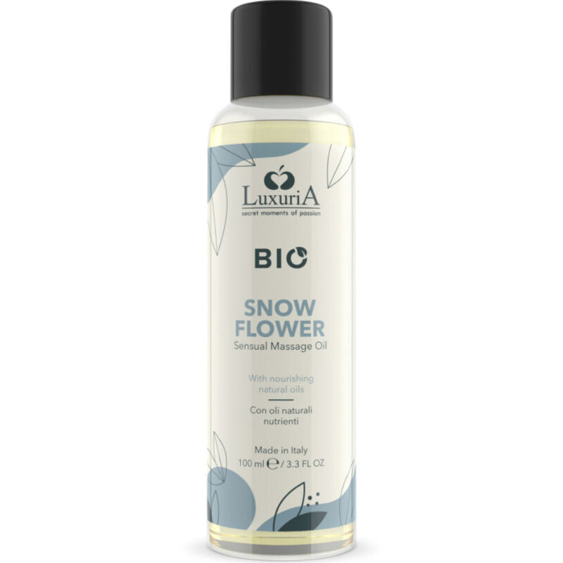 Huile de massage bio Fleur des Neiges 100 ml – IntimateLine Luxuria – image 1