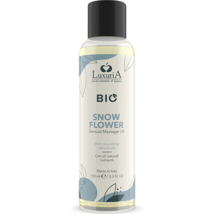 Huile de massage bio Fleur des Neiges 100 ml – IntimateLine Luxuria – image 1