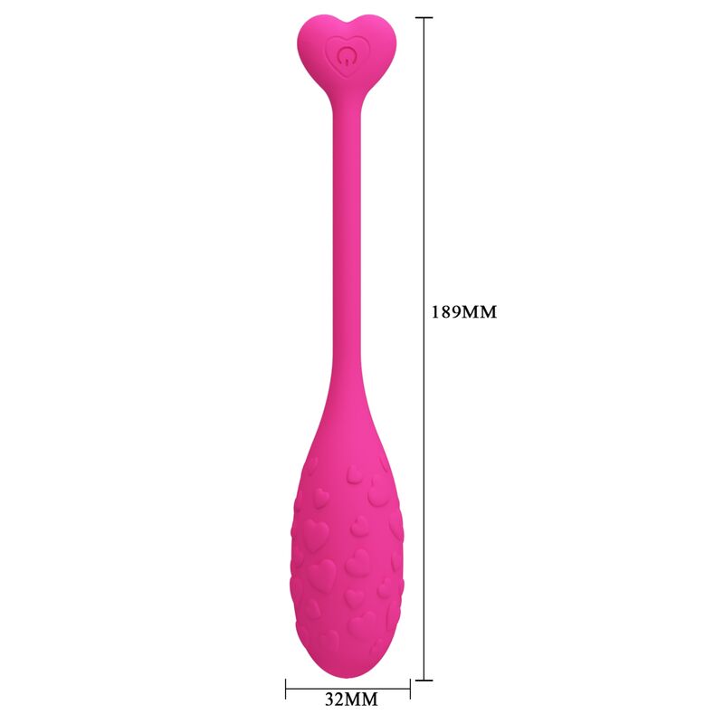 Œuf vibrant Fisher rose, 12 modes – Pretty Love – vue complémentaire