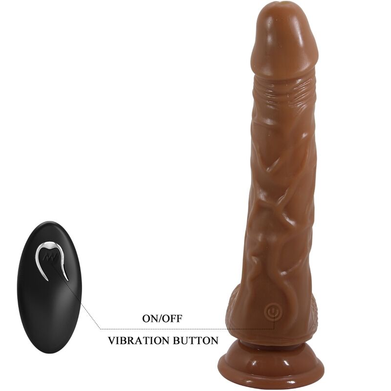 Gode vibrant réaliste Bodach avec ventouse et télécommande – Baile