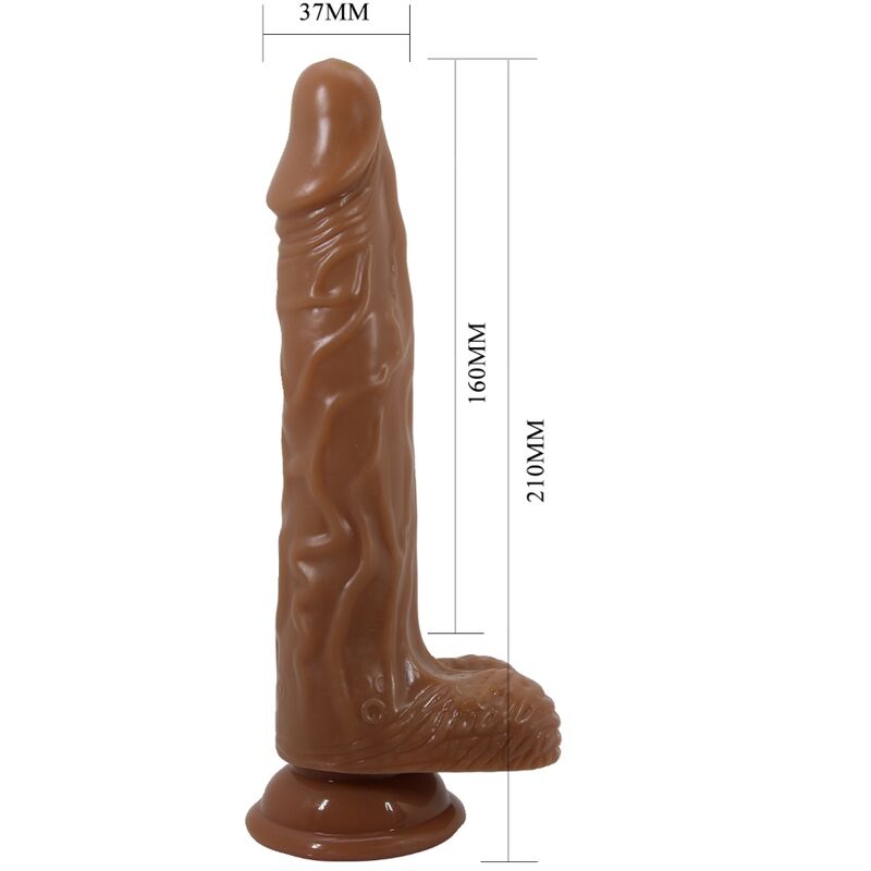 Gode vibrant réaliste Bodach avec ventouse et télécommande – Baile