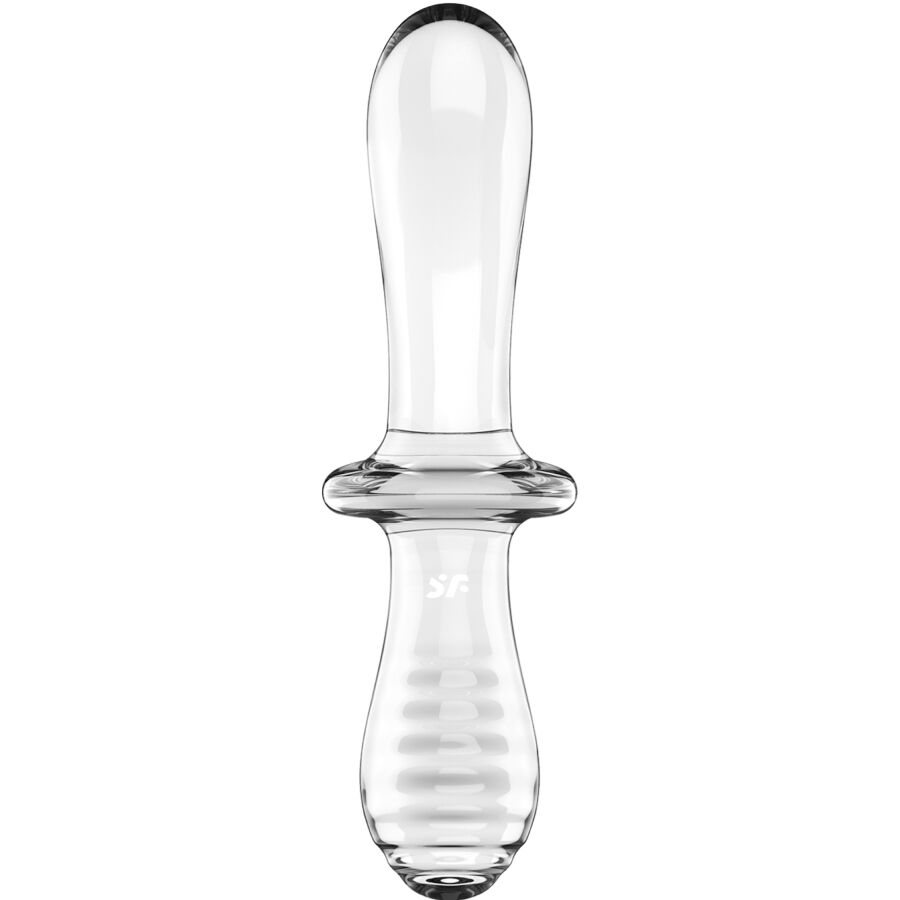 SATISFYER - Gode double cristal transparent – vue 4
