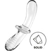 SATISFYER - Gode double cristal transparent – vue 1