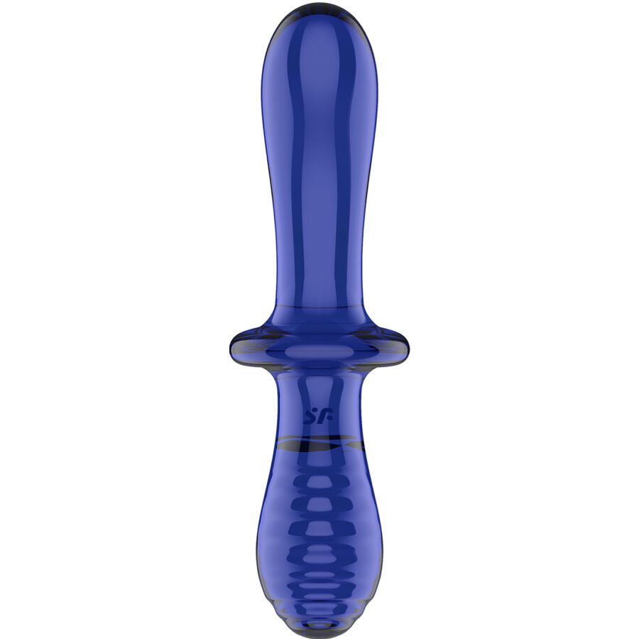 SATISFYER - Gode double cristal bleu – vue 4