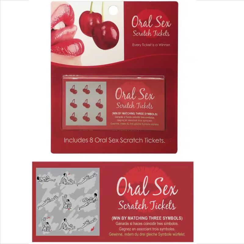 Jeu érotique pour couple SEXE ORAL GRATTER ET GAGNER – KHEPER GAMES