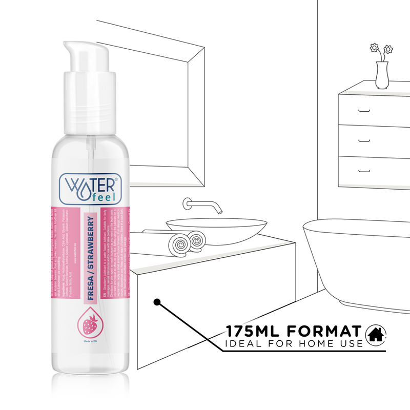 Lubrifiant À Base D'eau DE Fraise 175 ML – Waterfeel – image 5