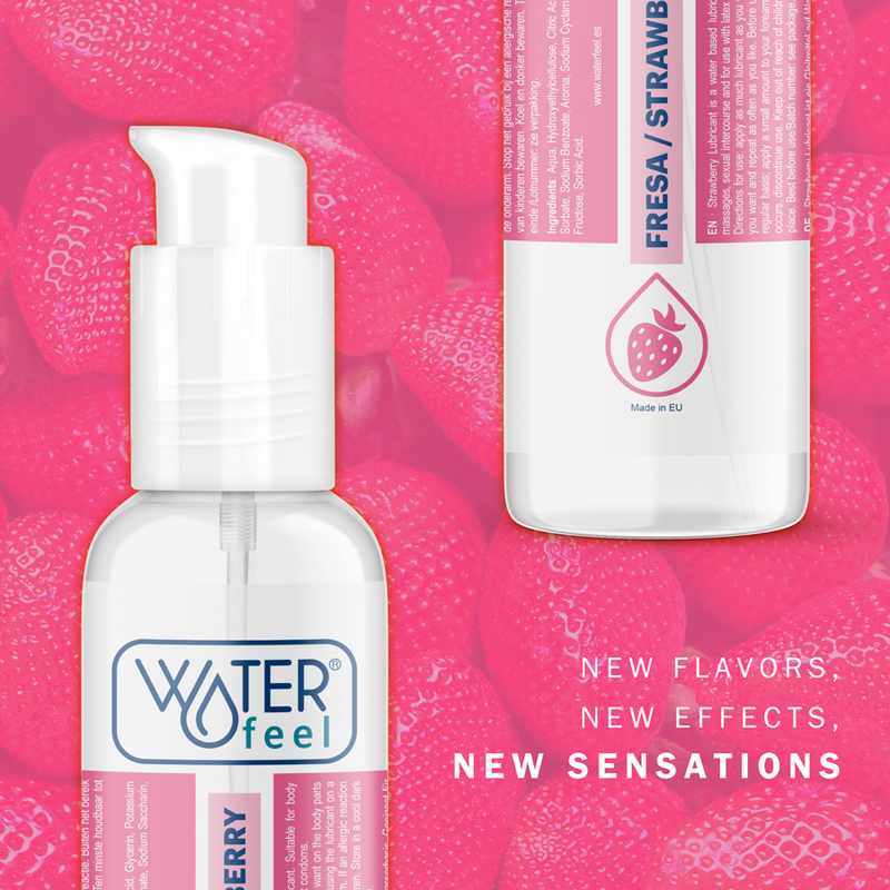 Lubrifiant À Base D'eau DE Fraise 175 ML – Waterfeel – image 6