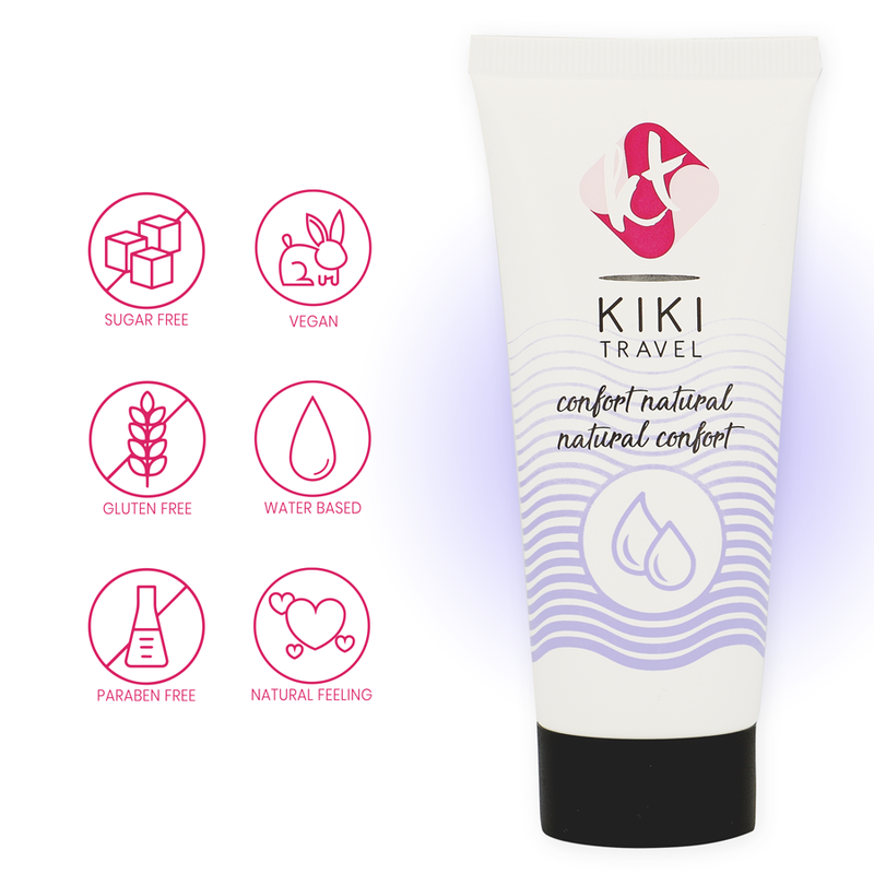 Lubrifiant naturel Confort 50 ml – Kikí Travel – vue 4