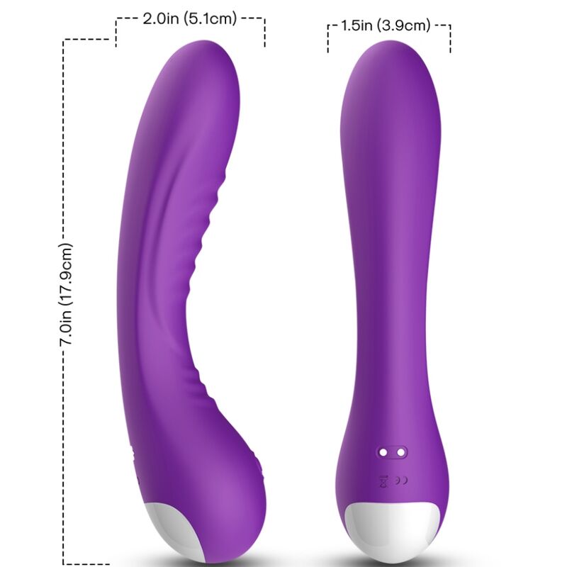 Vibromasseur Legend violet en silicone – Armony