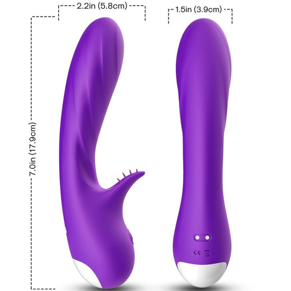 Vibromasseur Romance violet avec stimulateur – Armony