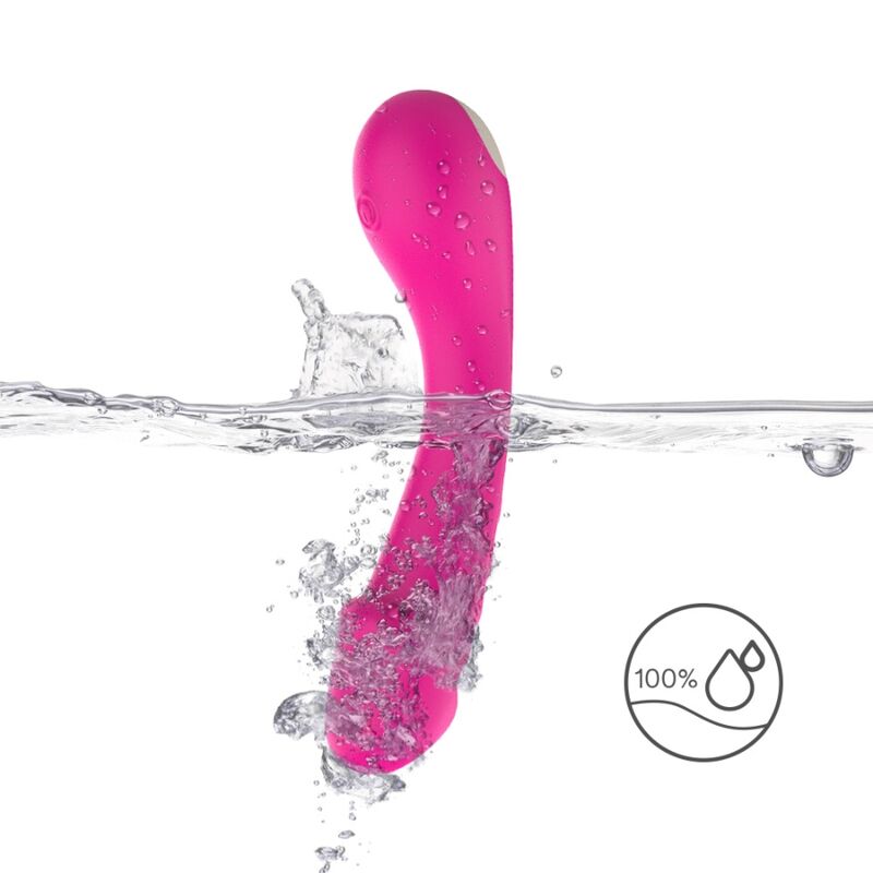 Gode vibrant Spot G fuchsia en silicone – Armony