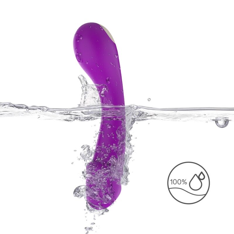 Gode vibrant Spot G violet en silicone – Armony