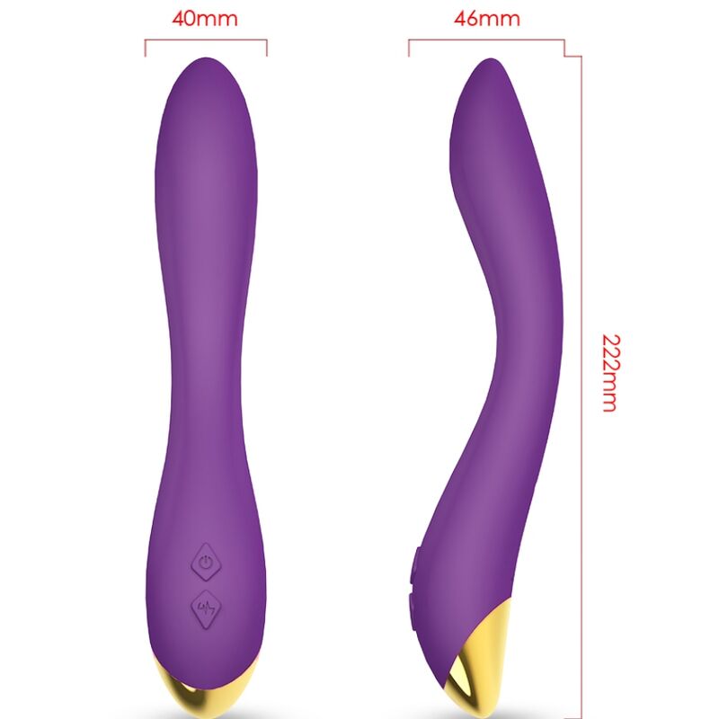 Vibromasseur multiposition Flamingo violet – Armony