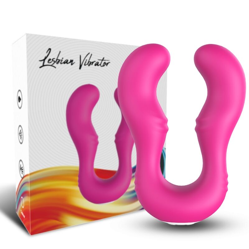 Vibromasseur double Seraph fuchsia avec télécommande – Armony – vue 6