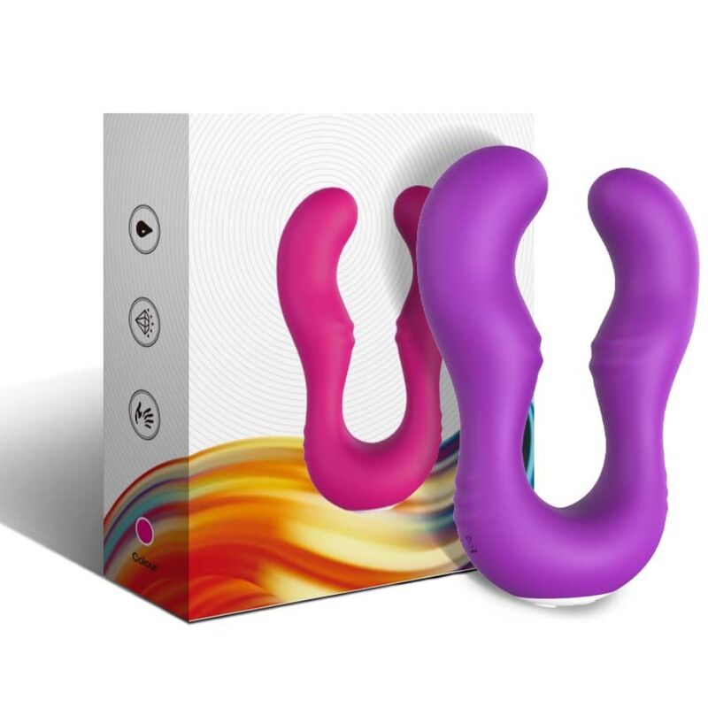 Vibromasseur double Seraph violet avec télécommande – Armony – vue 6