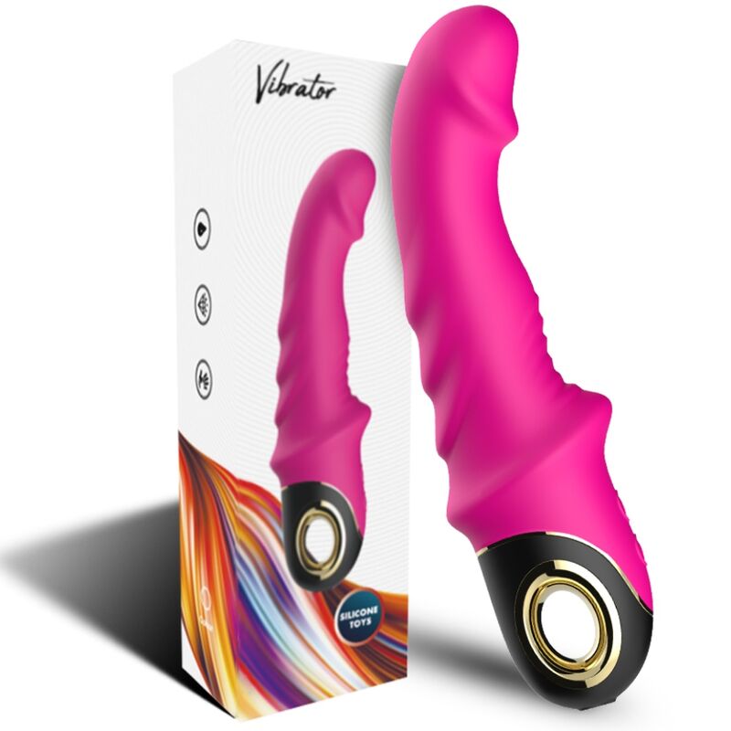 Gode vibromasseur rotatif Joyblade fuchsia – Armony – vue 5