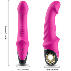 Gode vibromasseur rotatif Joyblade fuchsia – Armony – vue principale sur fond blanc