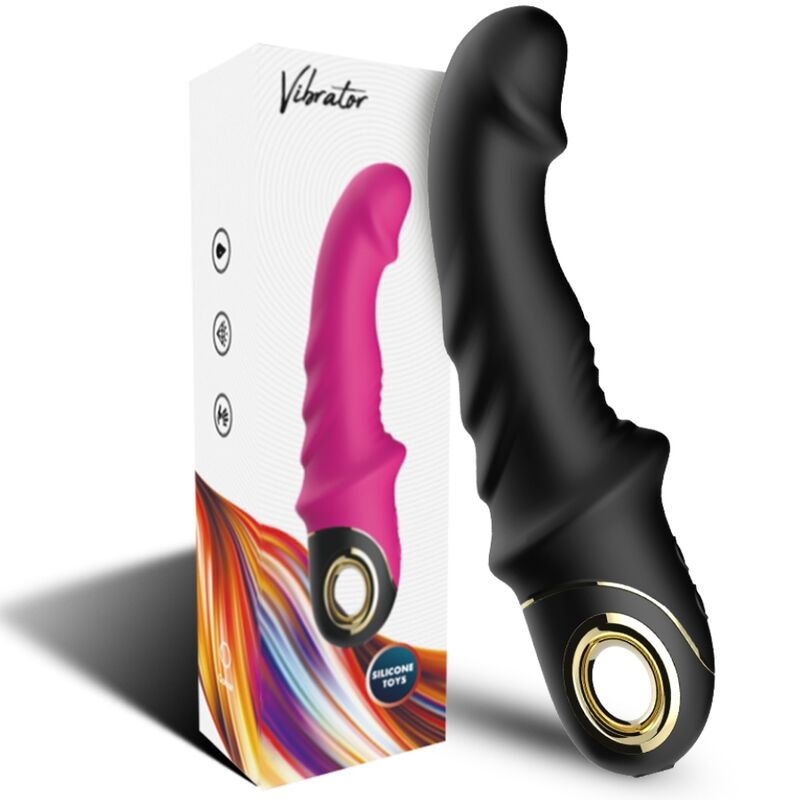 Gode vibromasseur rotatif Joyblade noir – Armony – vue 5