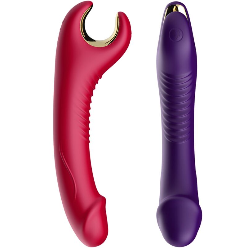 Vibromasseur rotatif Prince Dildo rouge – Armony – vue 4