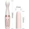 Vibromasseur rotatif télescopique automatique jaune – Armony – vue principale sur fond blanc