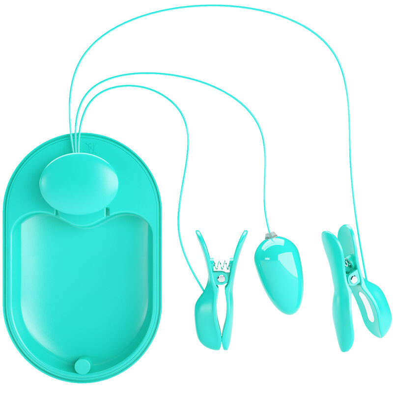 Pinces d’électrostimulation Surprise bleues – Pretty Love — vue 2