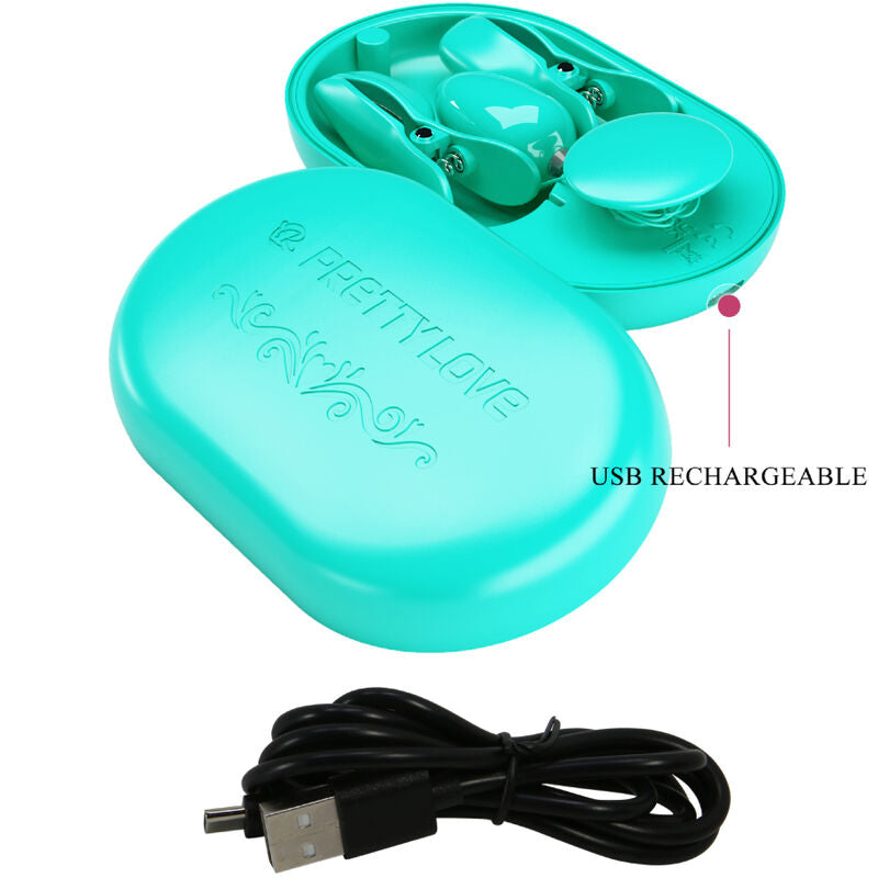 Pinces d’électrostimulation Surprise bleues – Pretty Love — vue 6