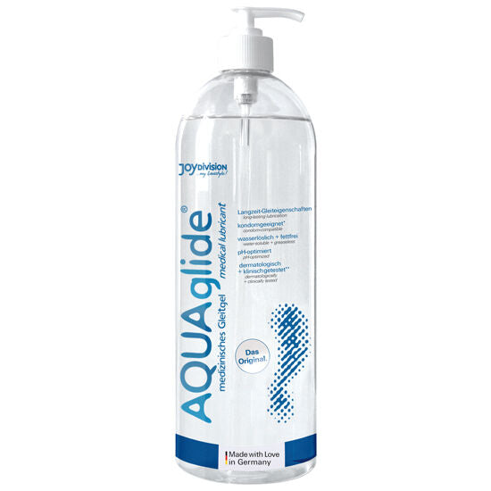Lubrifiant Aquaglide 1 000 ml – Joydivision sur fond blanc