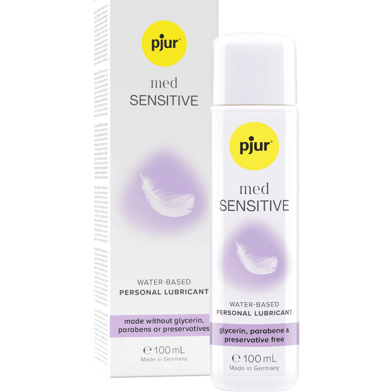 Lubrifiant Med Sensitive Glide 100 ml – Pjur – vue principale sur fond blanc