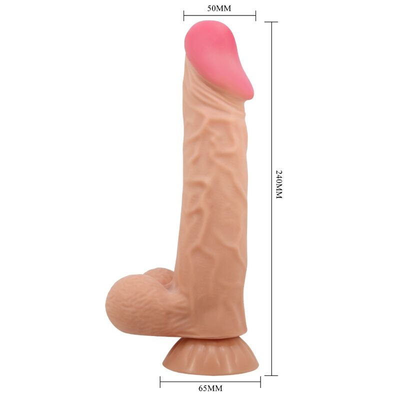 Gode vibrant Sliding Skin 24 cm – Pretty Love — vue 4