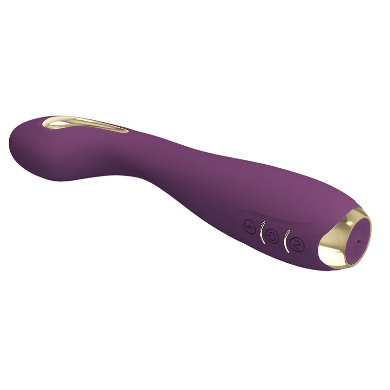 Vibromasseur Hector à électrostimulation violet – Pretty Love – vue complémentaire