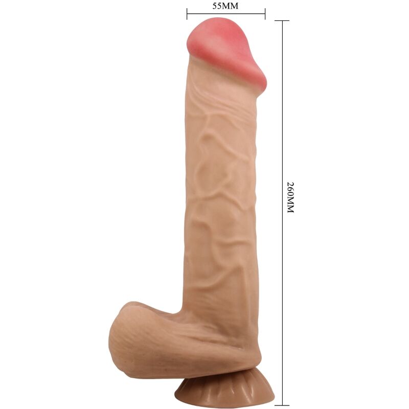 Gode réaliste Sliding Skin 26 cm chair – Pretty Love — vue 6