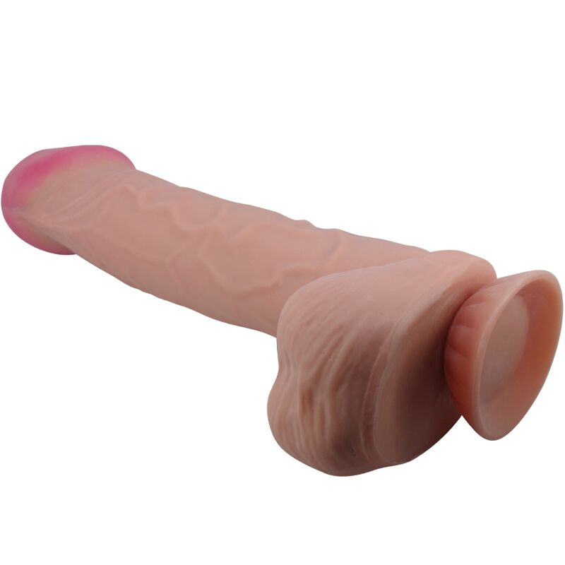Gode réaliste Sliding Skin 26 cm marron – Pretty Love — vue 2