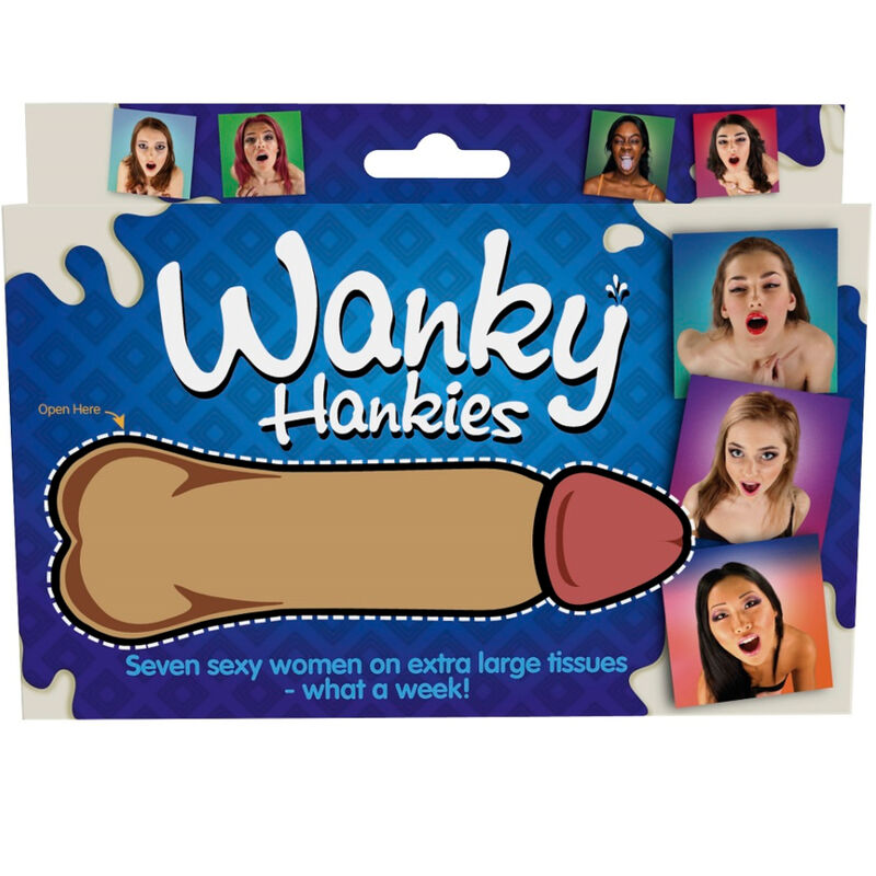 Mouchoirs Wanky Hankies, 7 motifs grand format – Spencer & Fleetwood