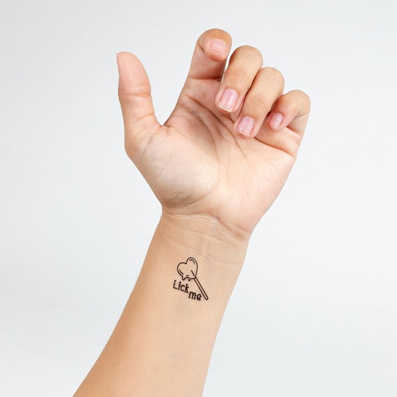 Tatouages temporaires Candy Collection, lot de 10 – Secretplay — vue 3