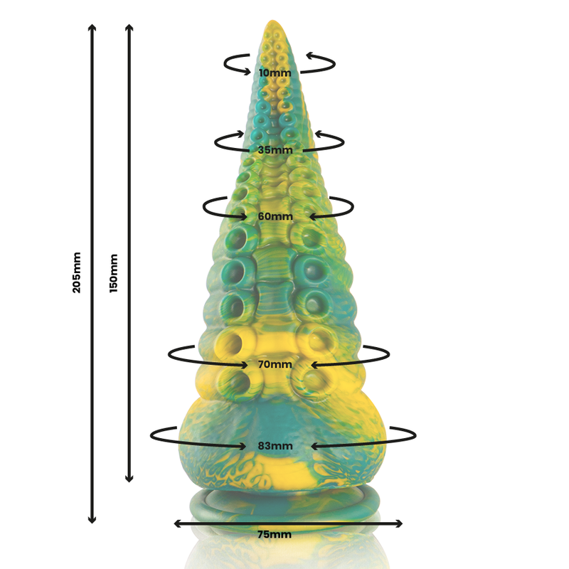 EPIC - GODE TENTACLE VERT CETUS GRANDE TAILLE – vue 3