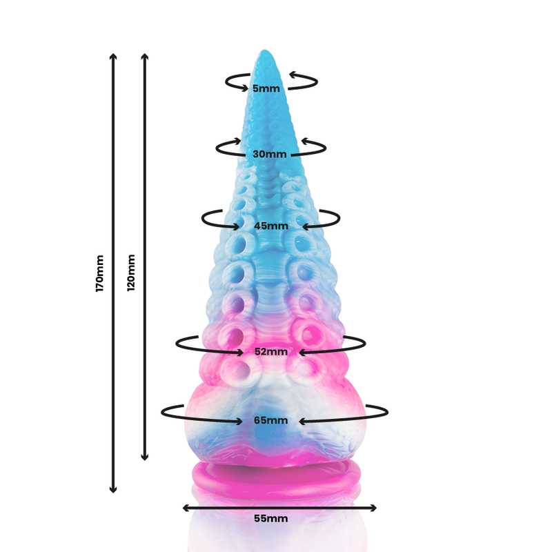 EPIC - GODE TENTACLE BLEU PHORCYS PETITE TAILLE – vue 3