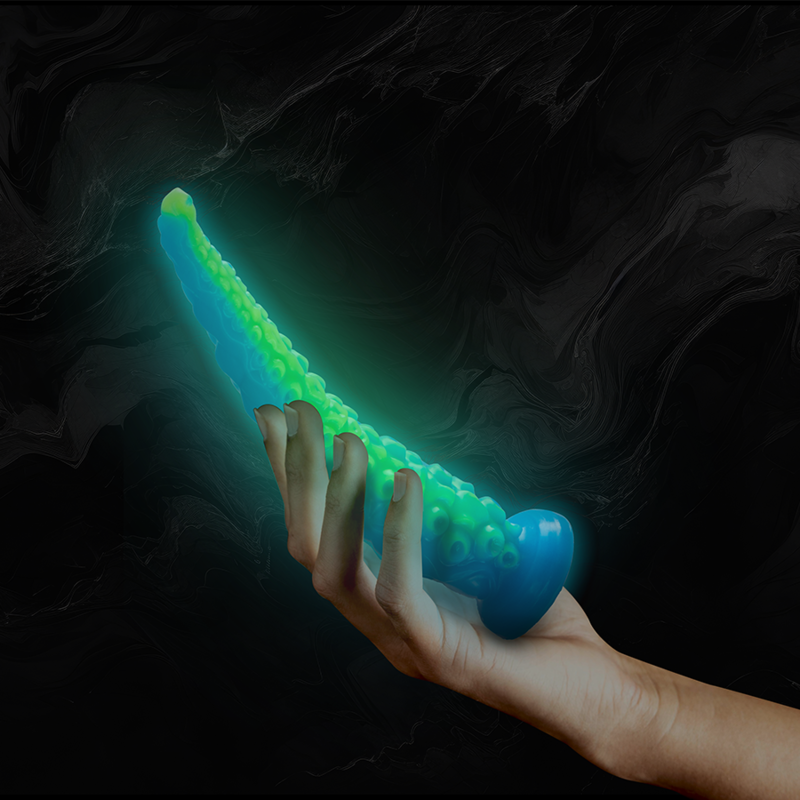 EPIC - Gode tentacle mince fluorescent scylla petite taille – vue 2