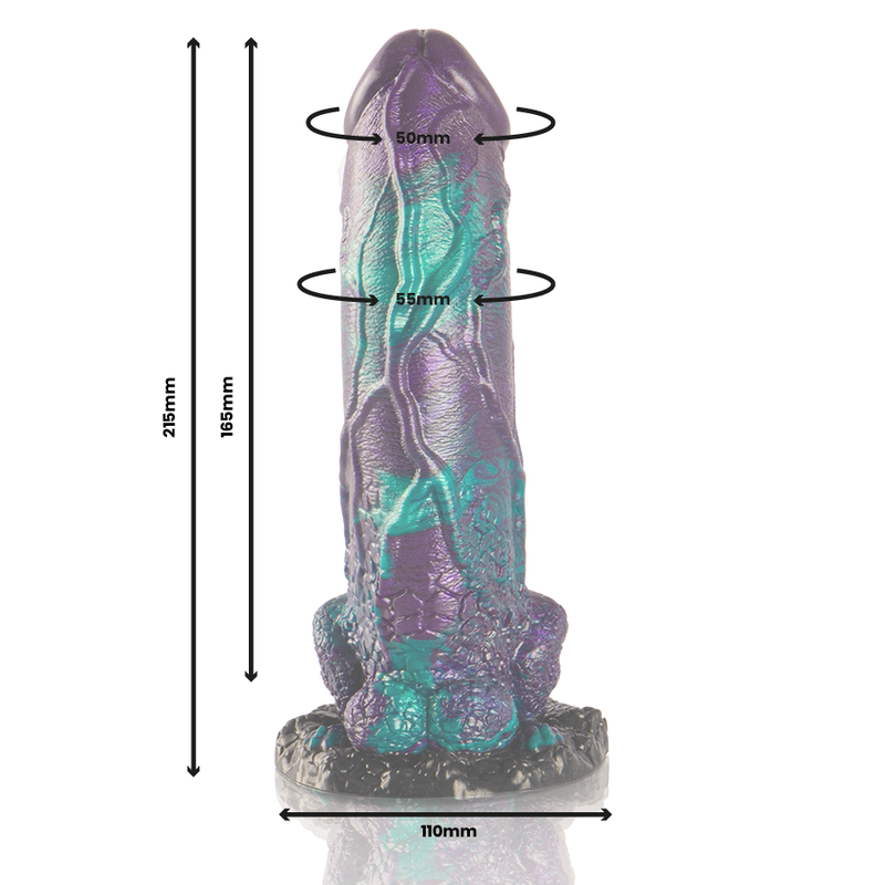 Epic - Gode Basilic Double Plaisir Écailleux Grande Taille - vue 3