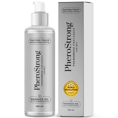 Huile de massage Exclusive pour homme 100 ml – PheroStrong – image 1