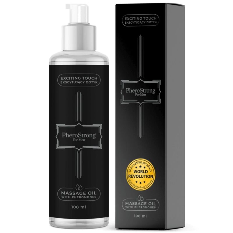 Huile de massage pour homme 100 ml – PheroStrong – image 1