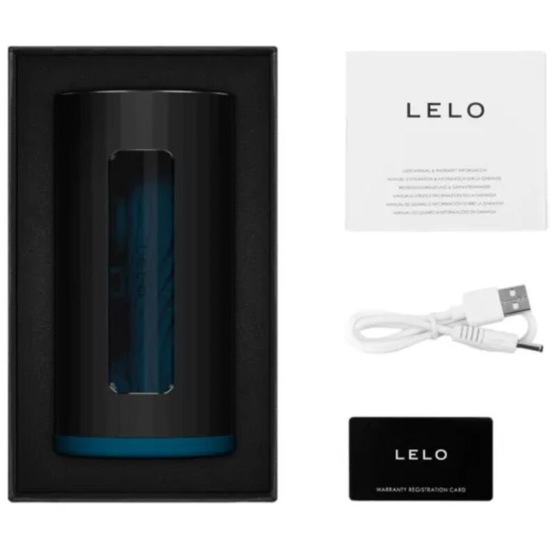 Masturbateur LELO F1S V3 bleu sarcelle – vue 3