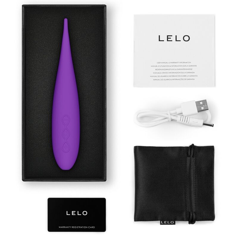 LELO - DOT TRAVEL STIMULATEUR DE CLITORIS VIOLET – vue 4